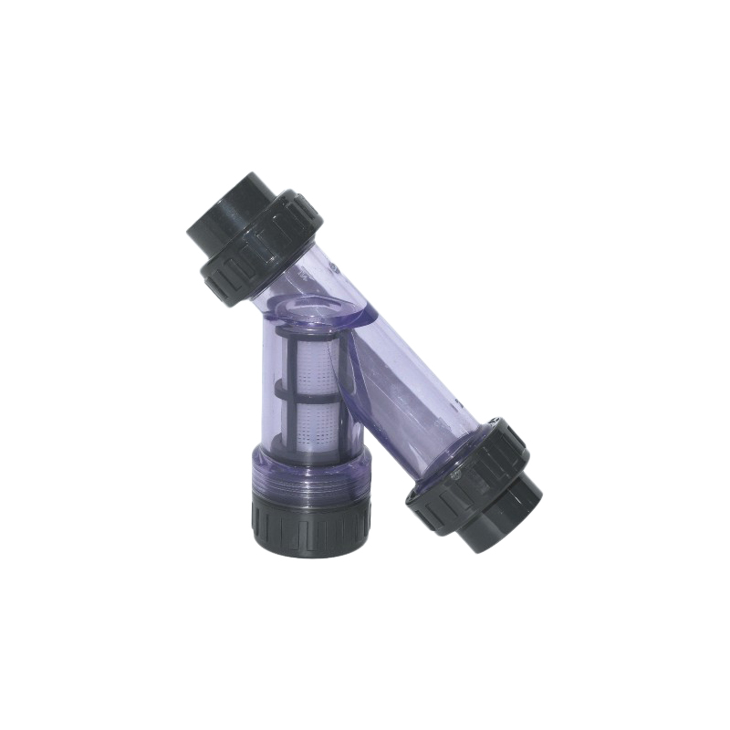 Coladores transparentes de PVC tipo Y