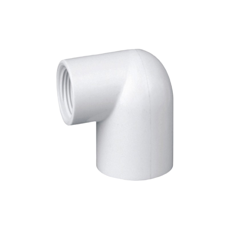 Codo de rosca hembra UPVC 90° estándar ASTM