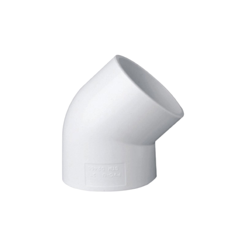 Codos UPVC 45° estándar ASTM